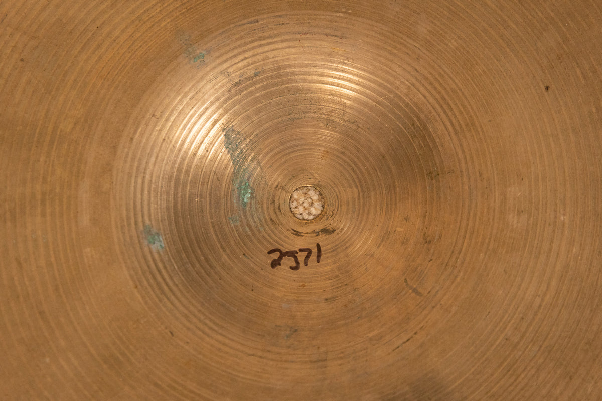 1970s Zildjian 20" A Thin Stamp Ride Cymbal 2571g