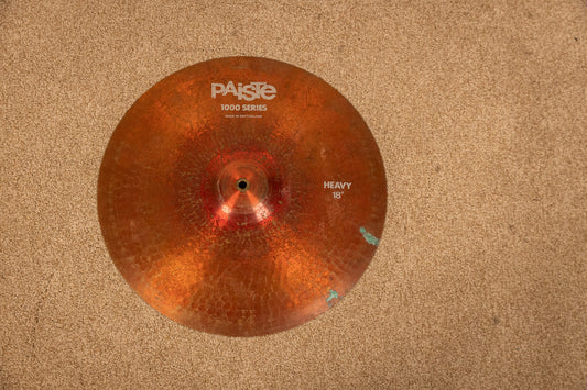 Paiste 18" 1000 Series Color Sound Red Heavy Ride Cymbal 2200g