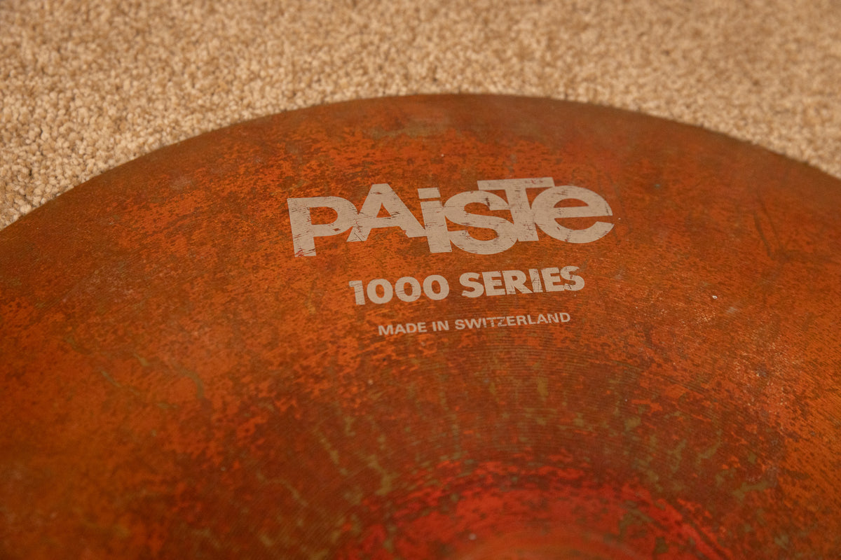 Paiste 18" 1000 Series Color Sound Red Heavy Ride Cymbal 2200g