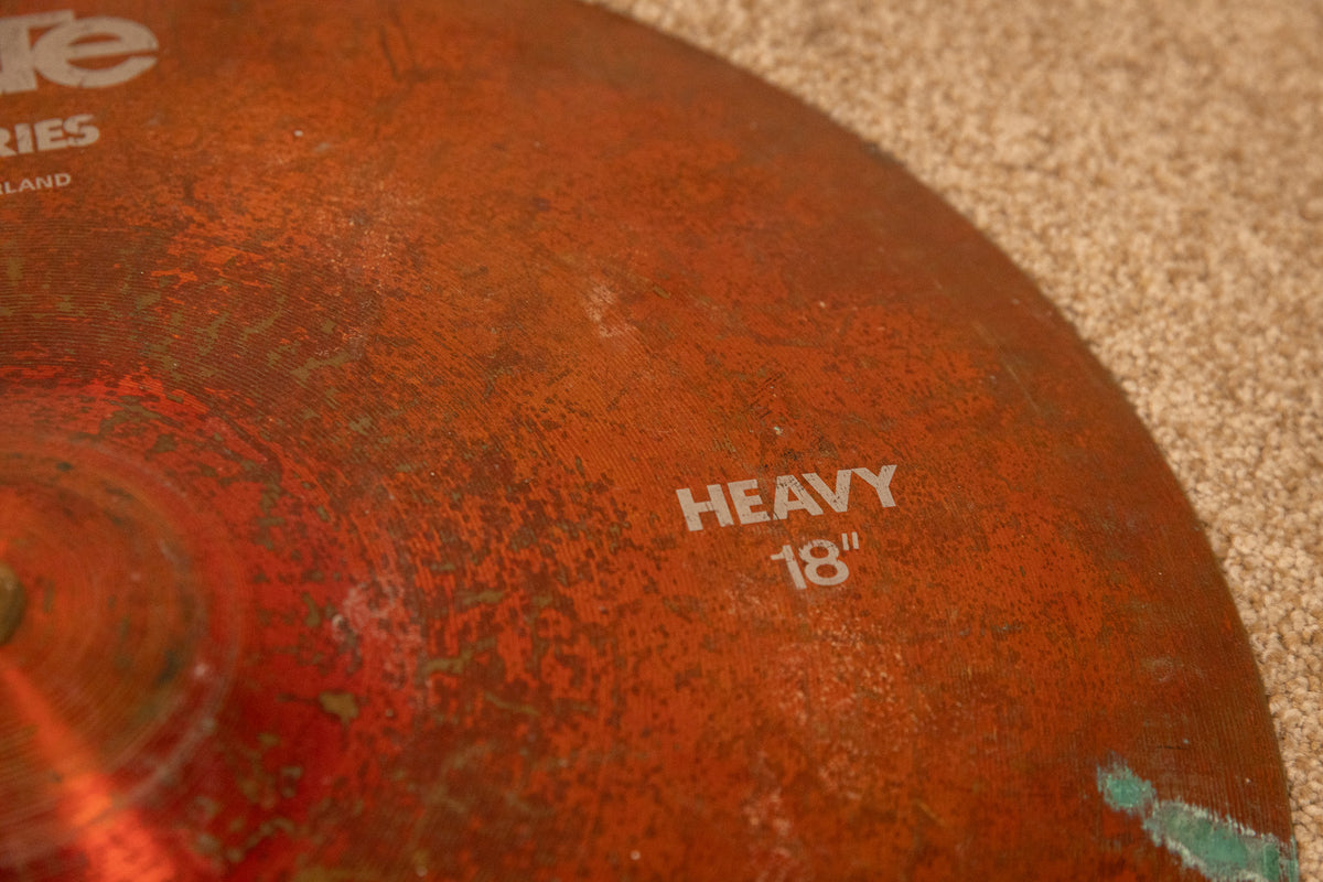 Paiste 18" 1000 Series Color Sound Red Heavy Ride Cymbal 2200g