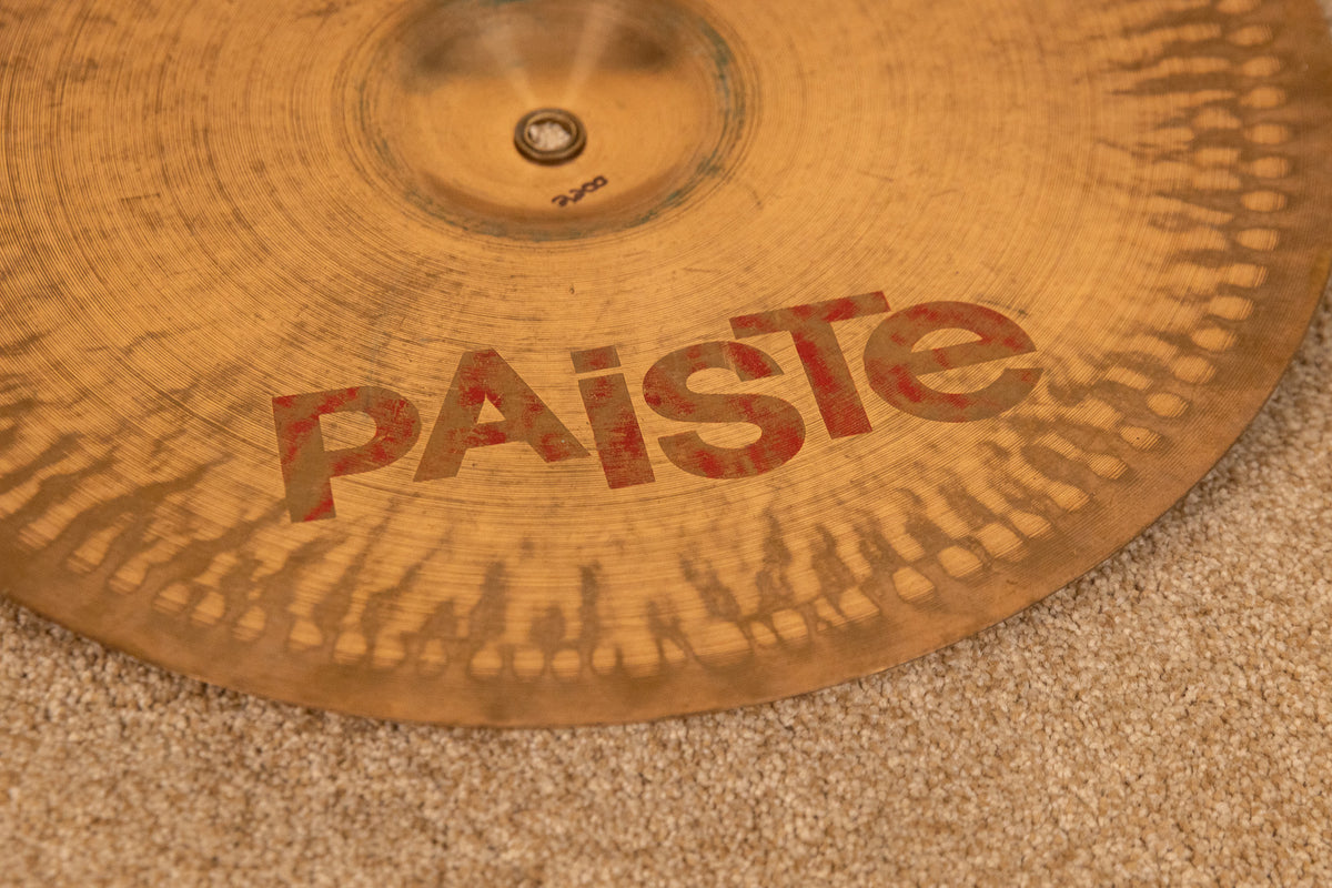 Paiste 18" 1000 Series Color Sound Red Heavy Ride Cymbal 2200g