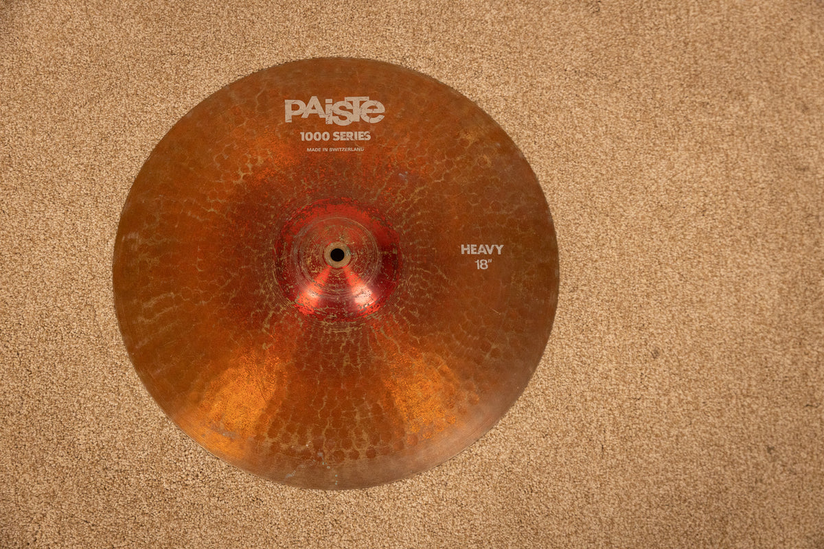 Paiste 18" 1000 Series Color Sound Red Heavy Ride Cymbal 2206g