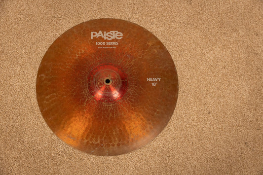 Paiste 18" 1000 Series Color Sound Red Heavy Ride Cymbal 2206g