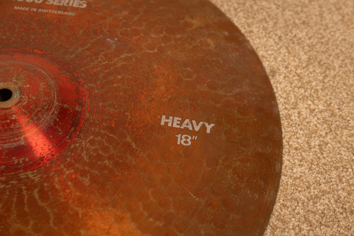 Paiste 18" 1000 Series Color Sound Red Heavy Ride Cymbal 2206g