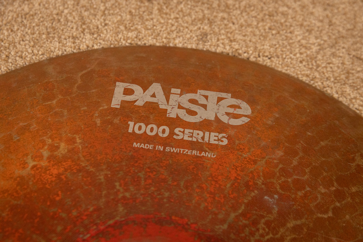 Paiste 18" 1000 Series Color Sound Red Heavy Ride Cymbal 2206g