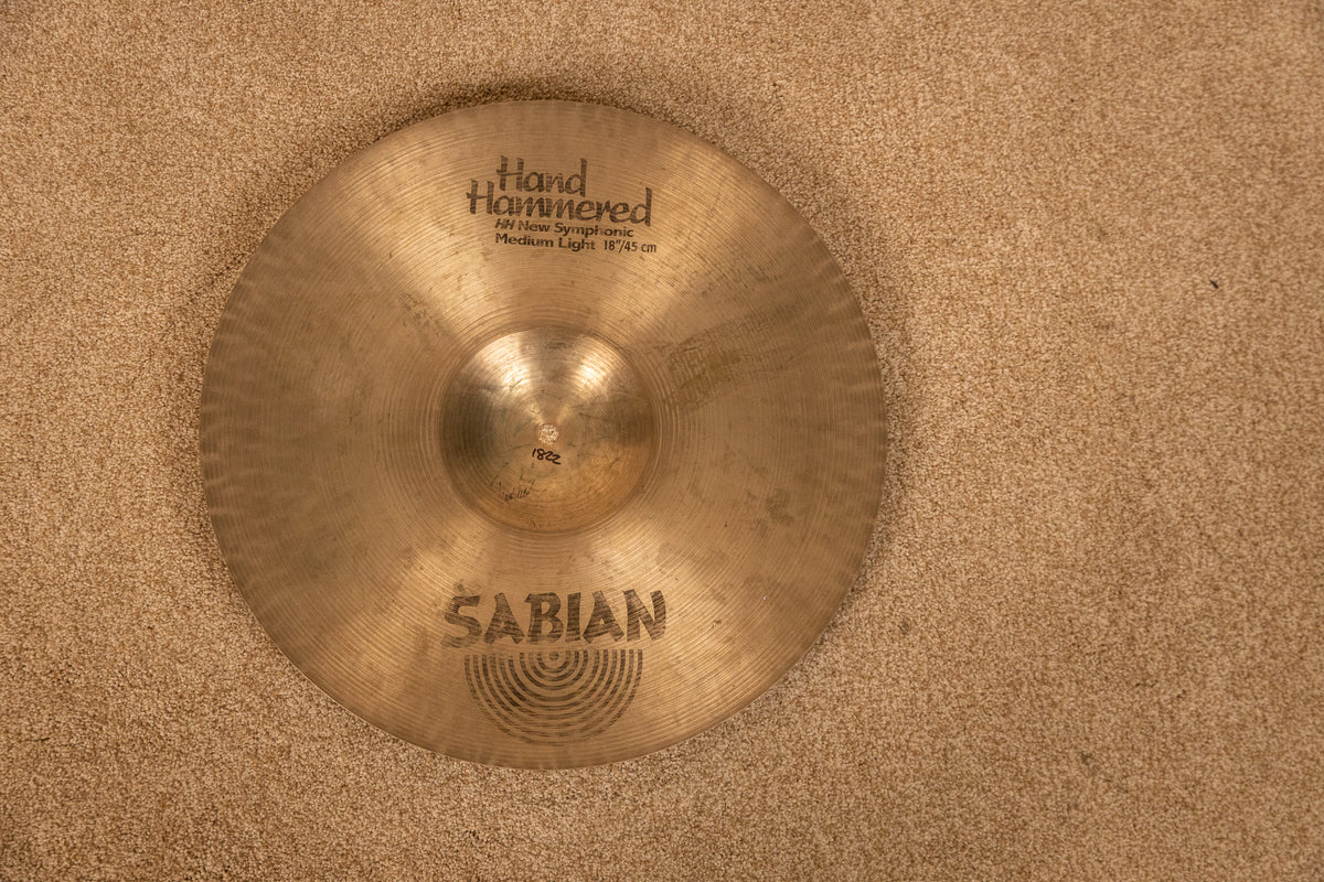 Sabian 18" HH New Symphonic Medium Light Cymbal 1822g
