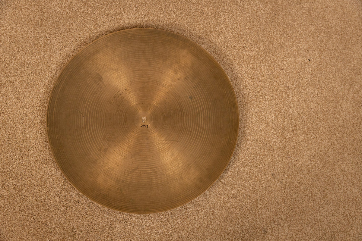 1970s Zildjian 20" A Thin Stamp Flat Ride Cymbal 2499g
