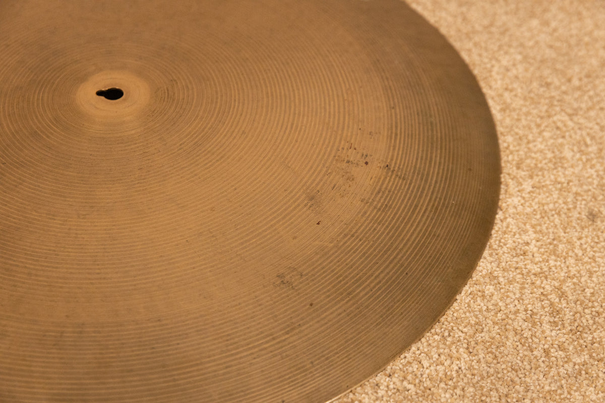 1970s Zildjian 20" A Thin Stamp Flat Ride Cymbal 2499g