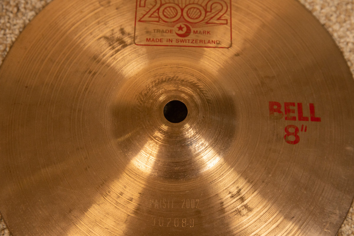Vintage Paiste 8" 2002 Bell Cymbal 411g