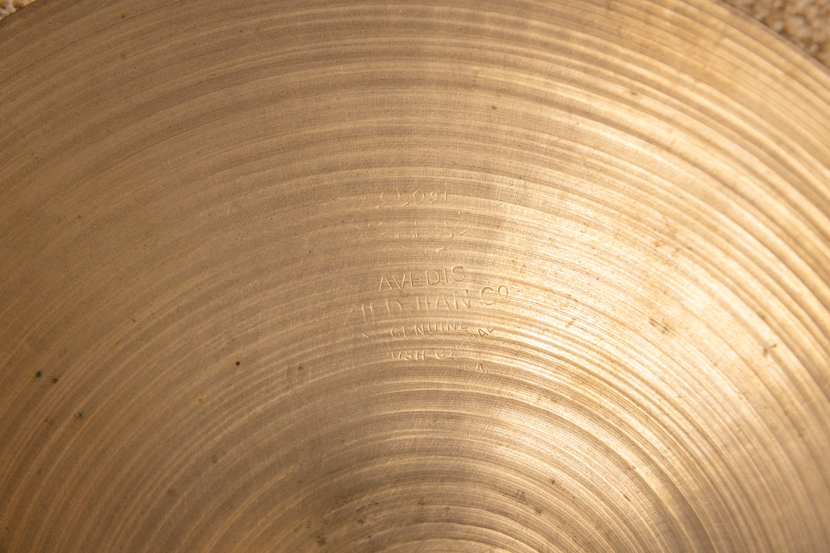 1960s Zildjian 12" A Splash Cymbal 521g