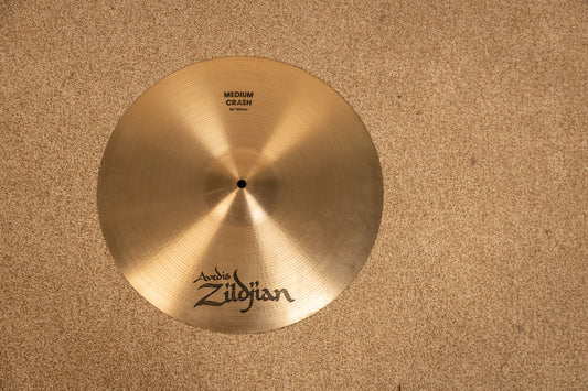 1990s Zildjian 16" A Medium Crash Cymbal 1284g