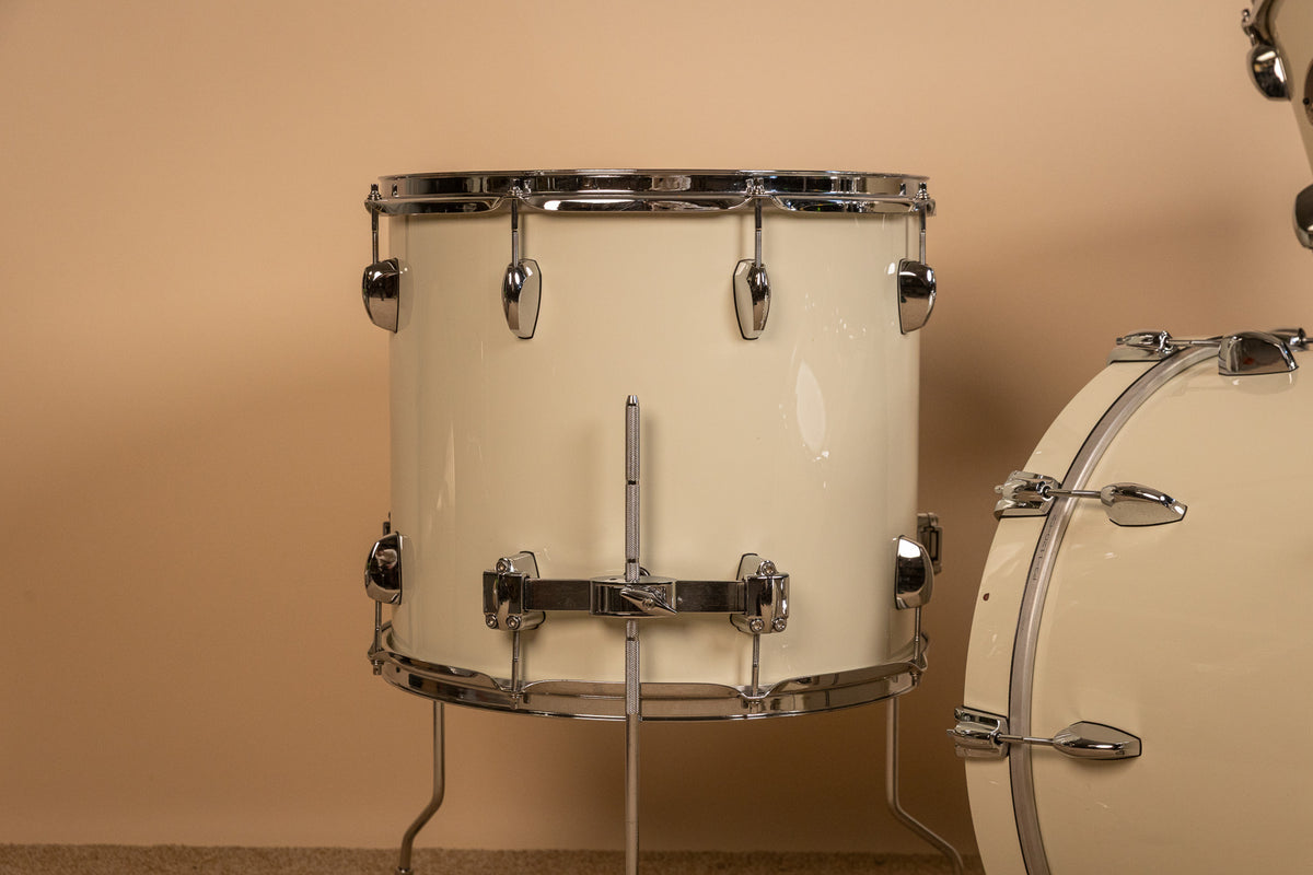 Sakae Almighty Birch Vintage White Drum Set