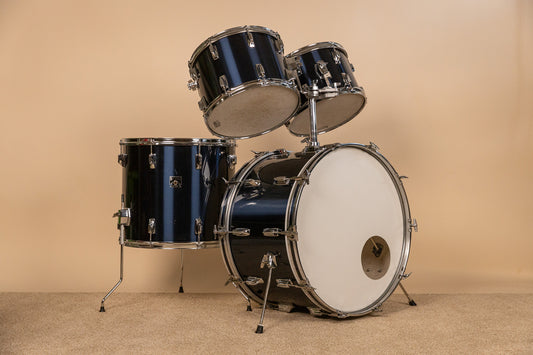 1970s Tama Imperialstar Mars 5LX Midnight Blue Drum Set
