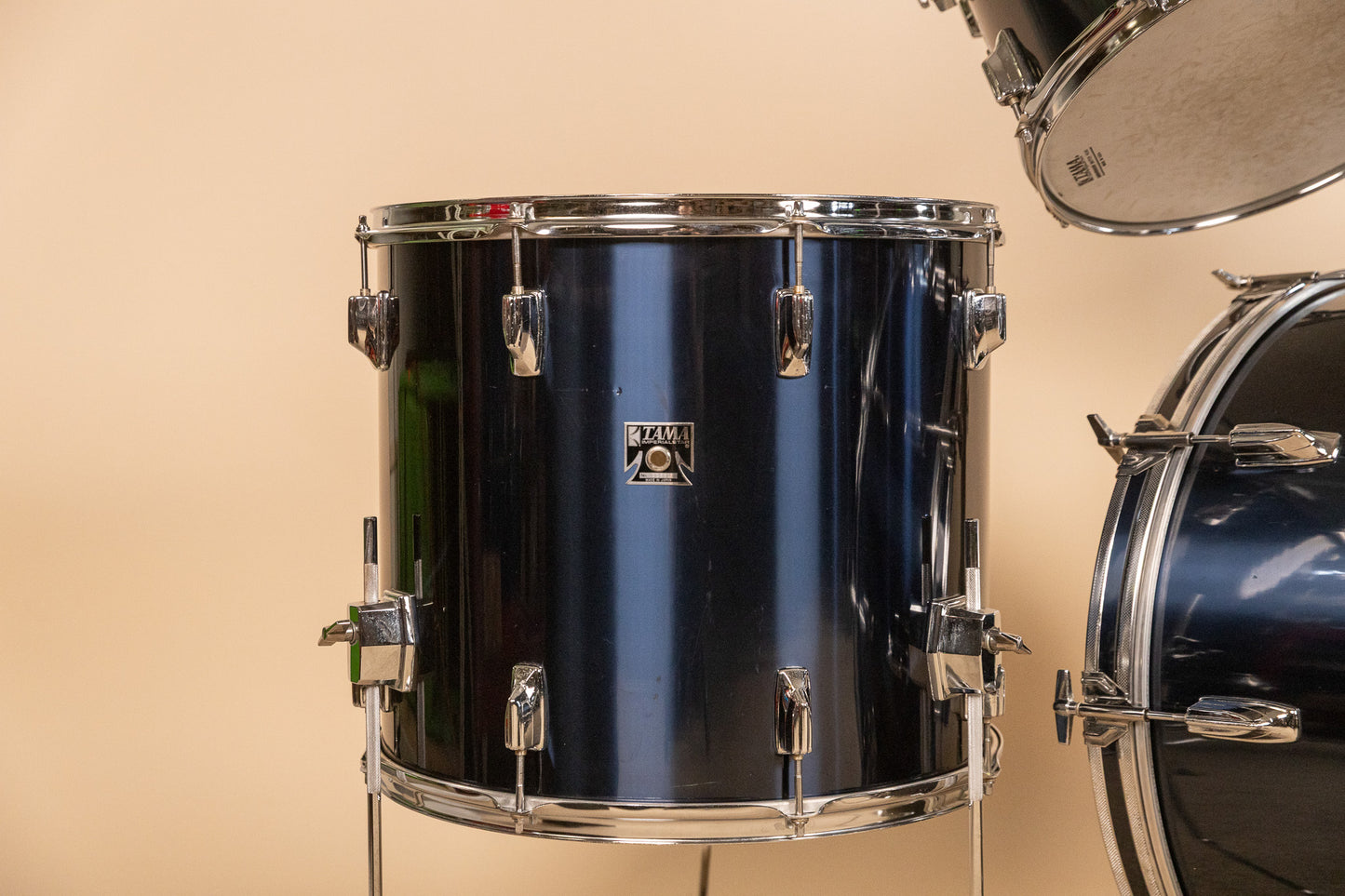 1970s Tama Imperialstar Mars 5LX Midnight Blue Drum Set