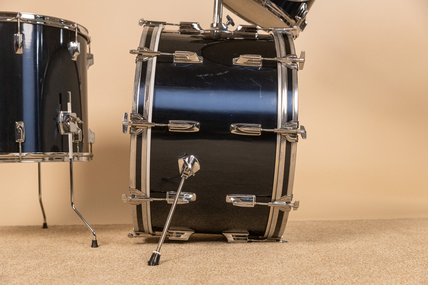 1970s Tama Imperialstar Mars 5LX Midnight Blue Drum Set