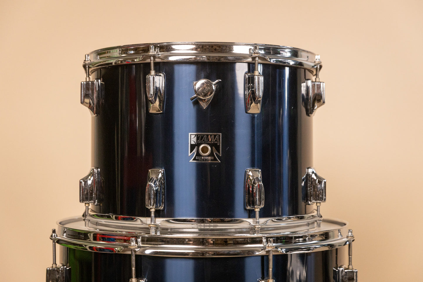 1970s Tama Imperialstar Mars 5LX Midnight Blue Drum Set