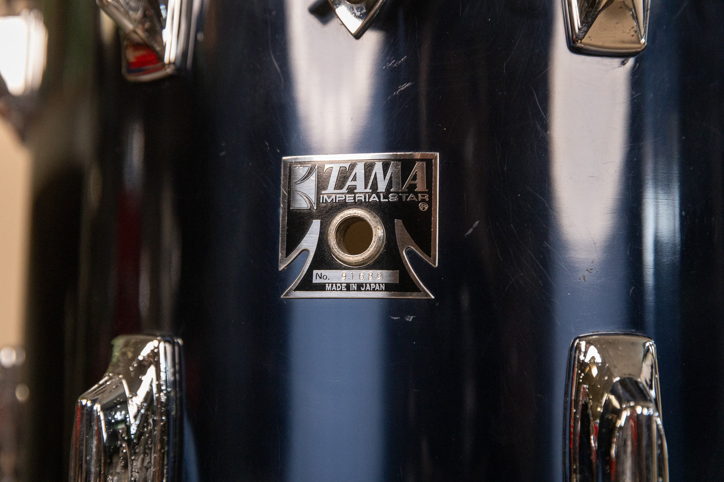 1970s Tama Imperialstar Mars 5LX Midnight Blue Drum Set