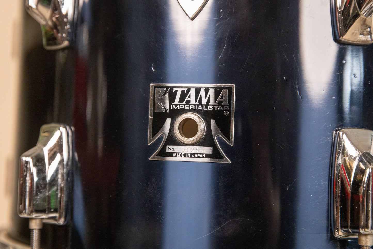 1970s Tama Imperialstar Mars 5LX Midnight Blue Drum Set