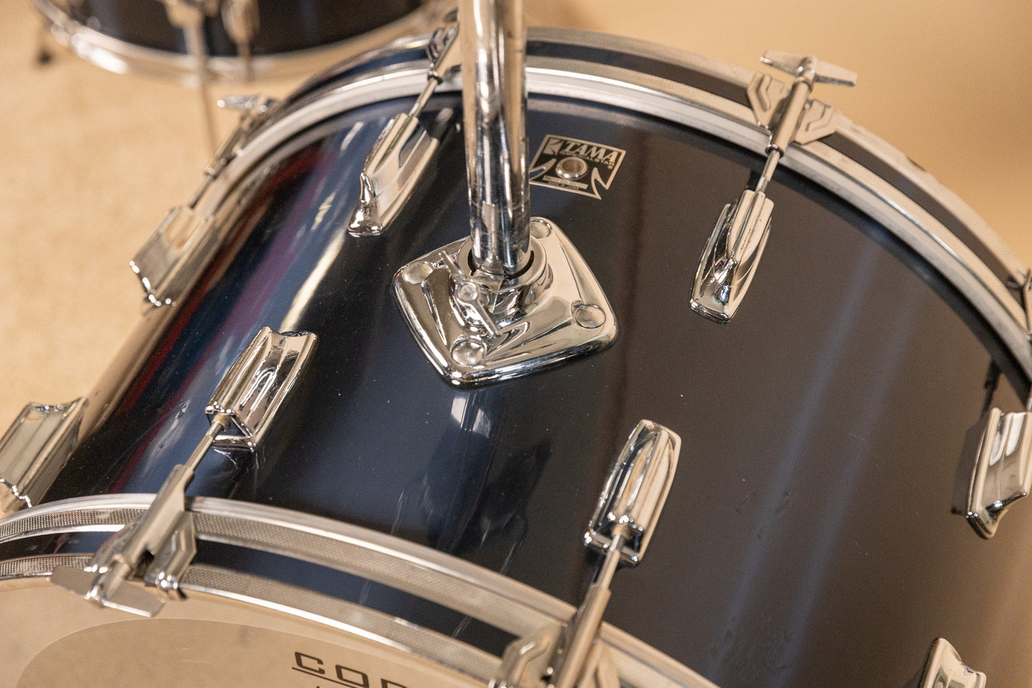 1970s Tama Imperialstar Mars 5LX Midnight Blue Drum Set