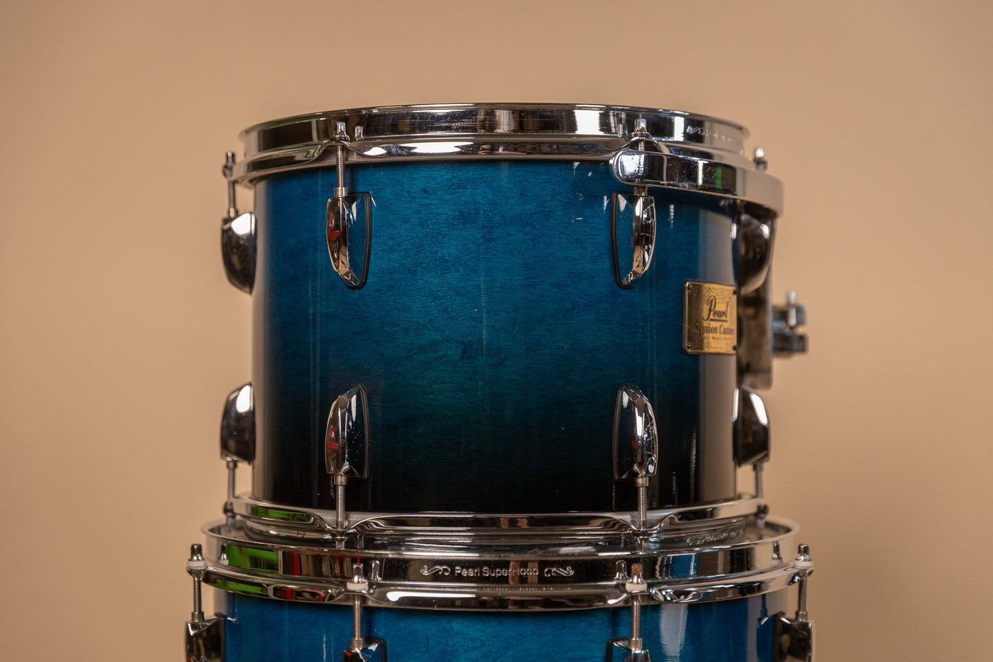 Pearl Session Custom Maple Marine Blue Fade Drum Set