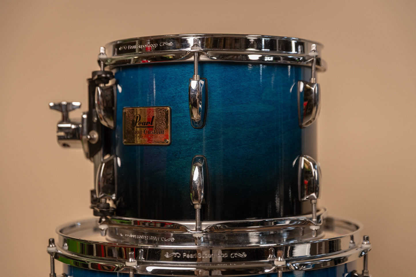 Pearl Session Custom Maple Marine Blue Fade Drum Set