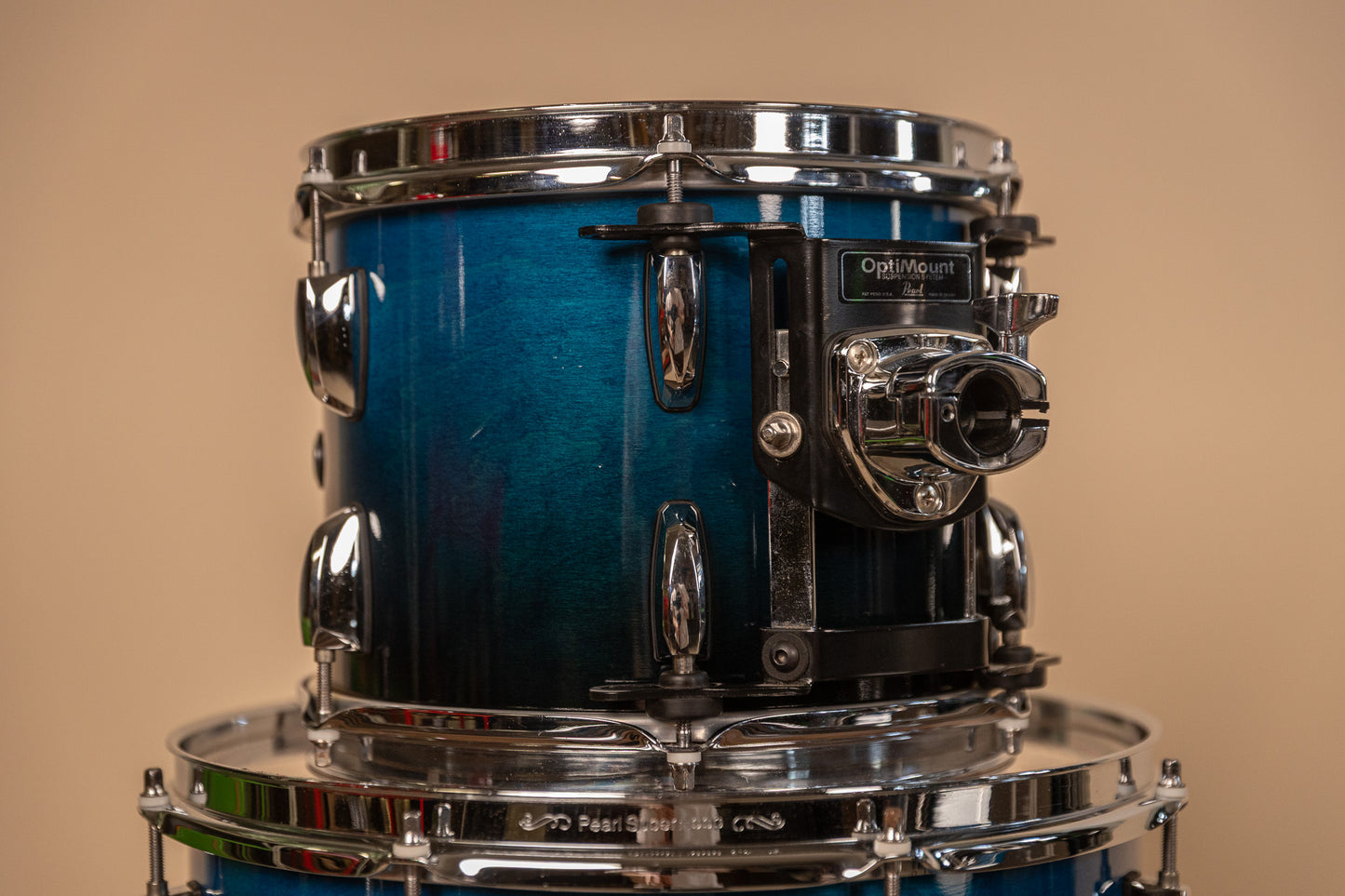Pearl Session Custom Maple Marine Blue Fade Drum Set