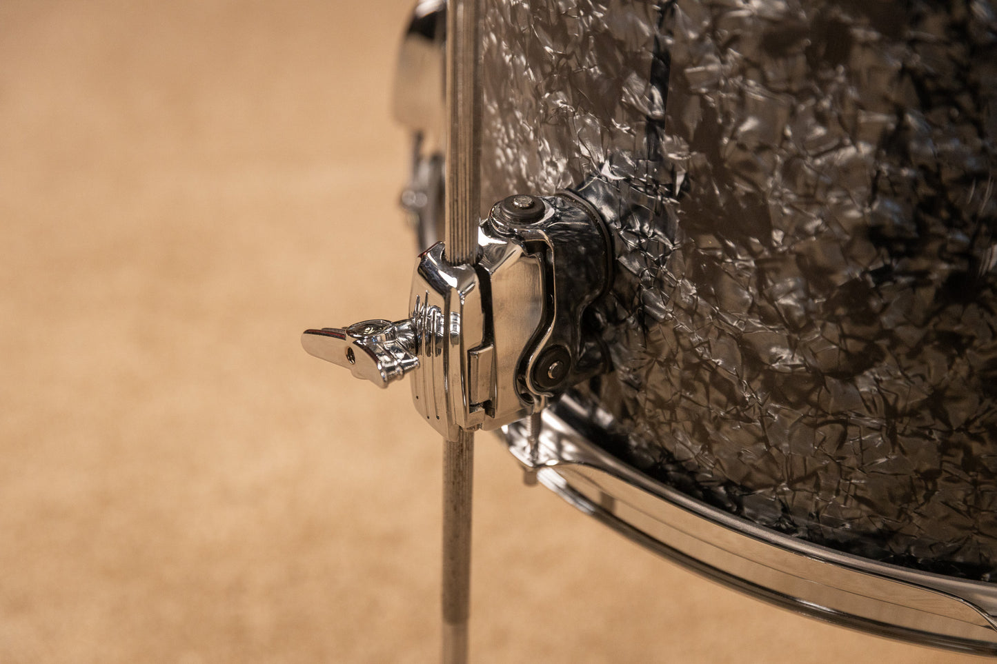 2018 Ludwig Legacy Mahogany Black Diamond Pearl Drum Set