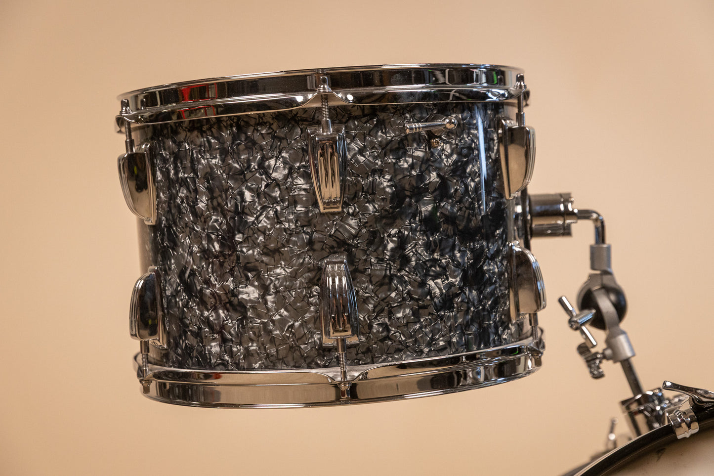 2018 Ludwig Legacy Mahogany Black Diamond Pearl Drum Set