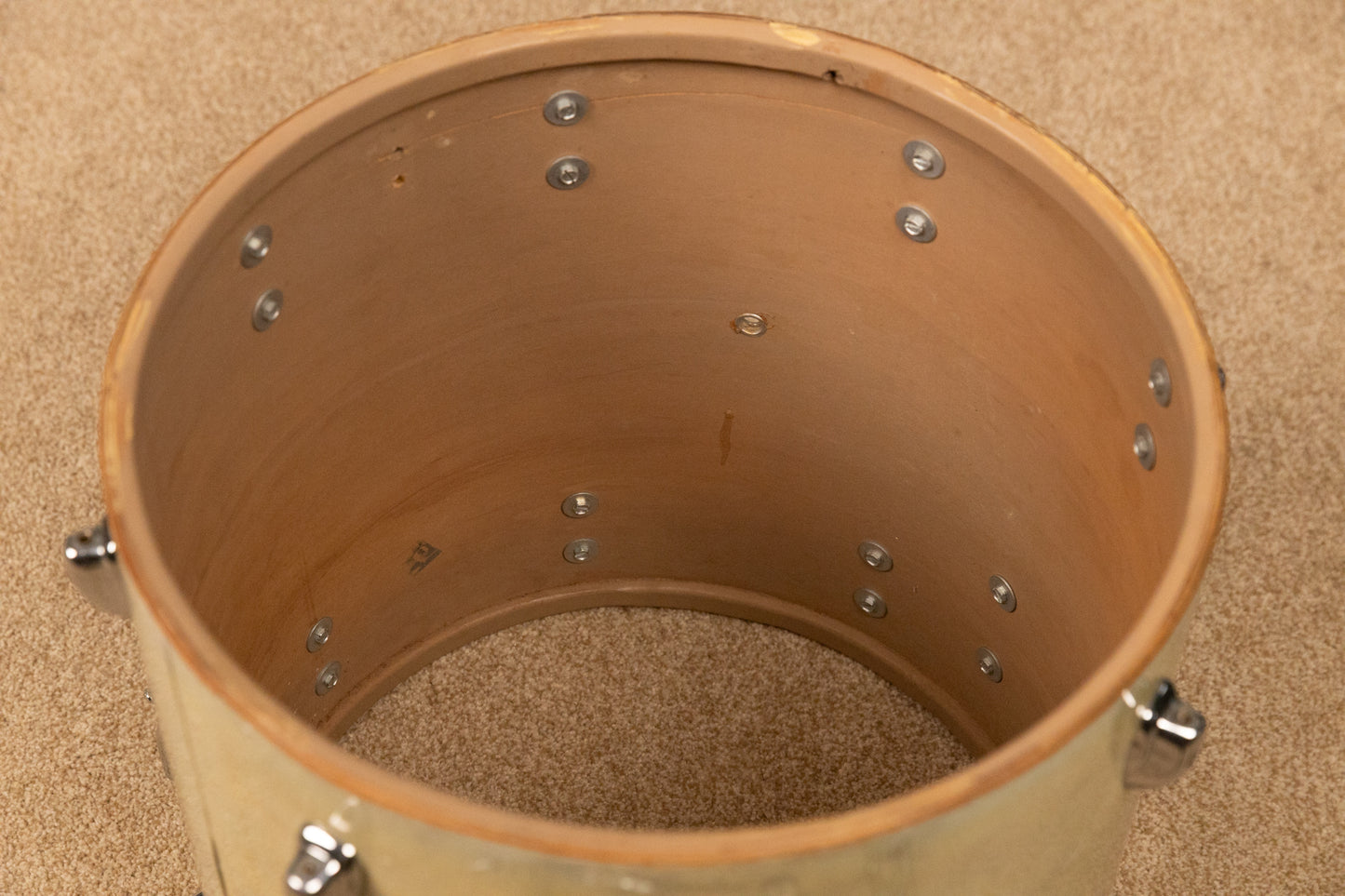 1960s Slingerland White Marine Pearl Drum Set