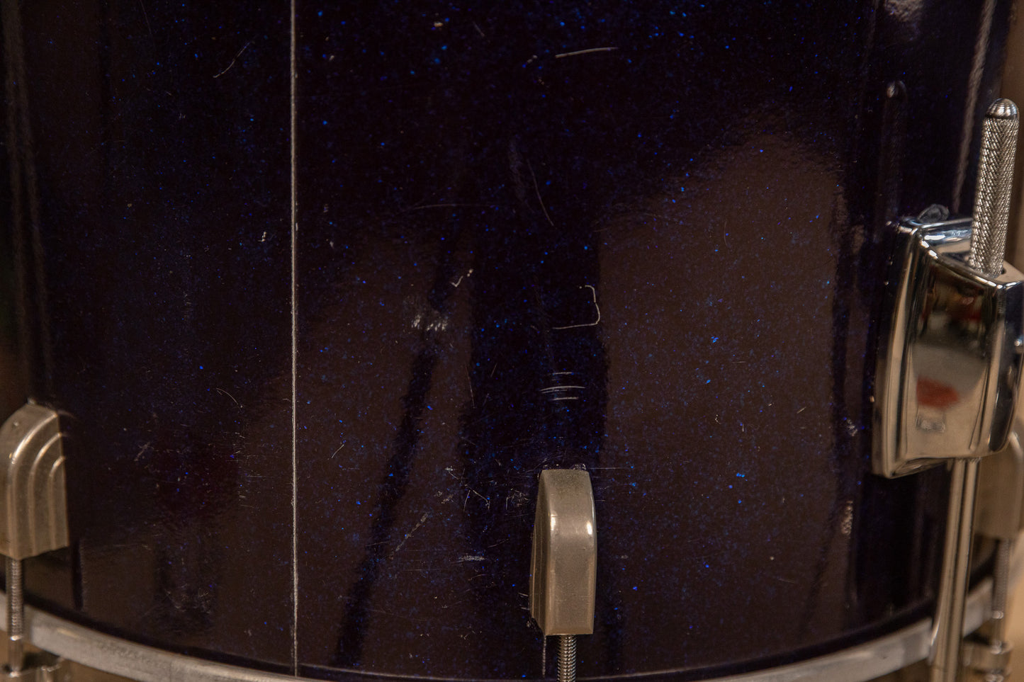 1965 Leedy Shelly Manne Sparkling Blue Pearl Drum Set
