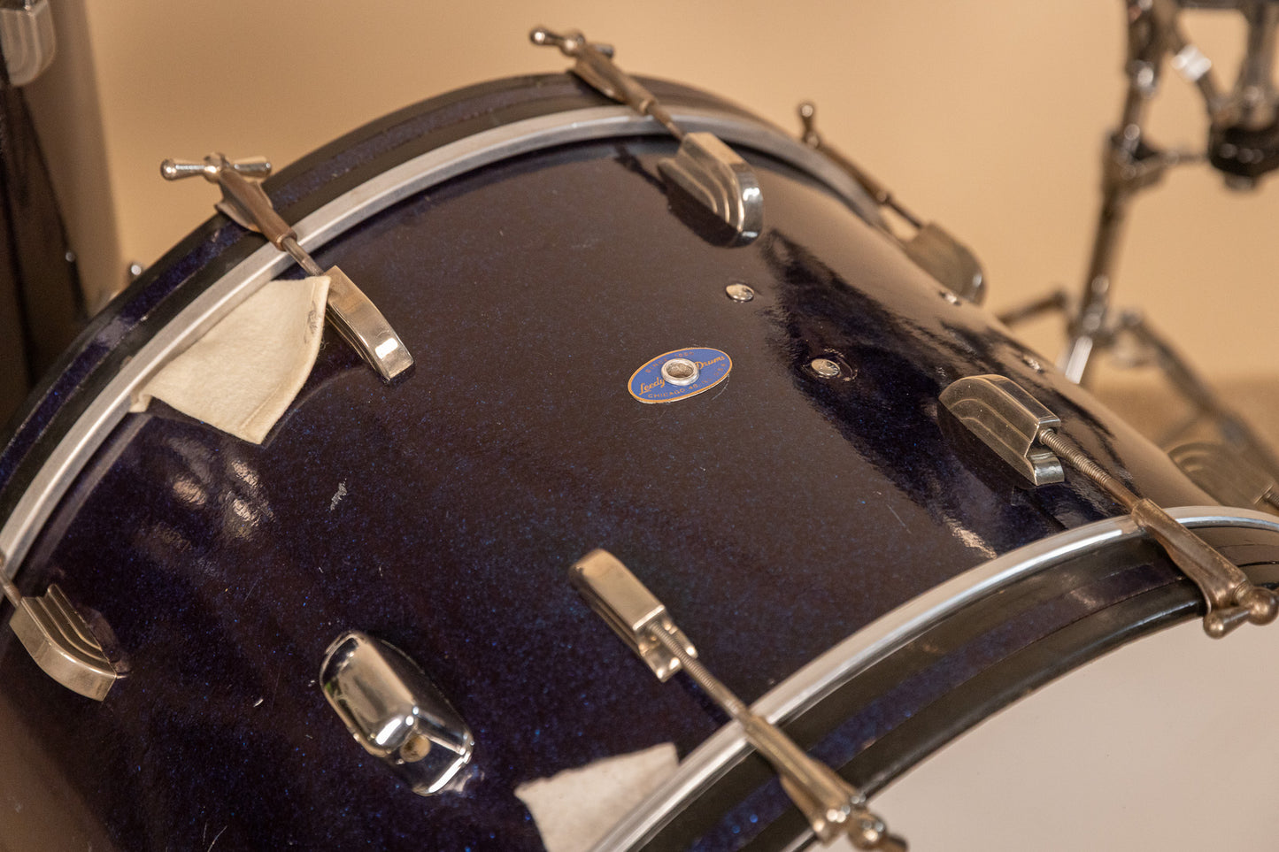 1965 Leedy Shelly Manne Sparkling Blue Pearl Drum Set
