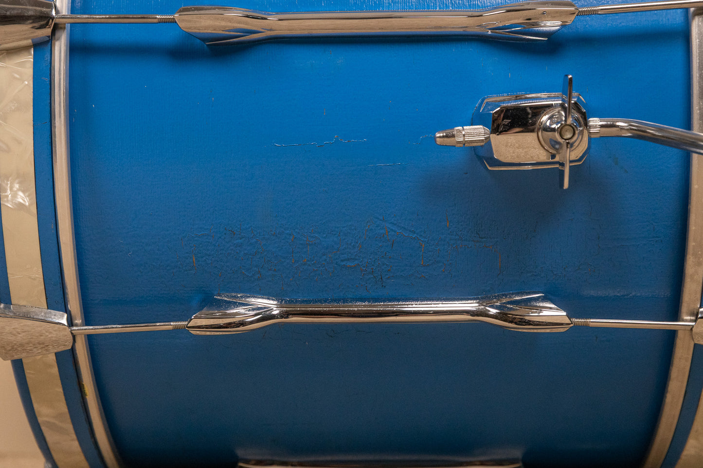 1980s Premier Resonator Blue Drum Set