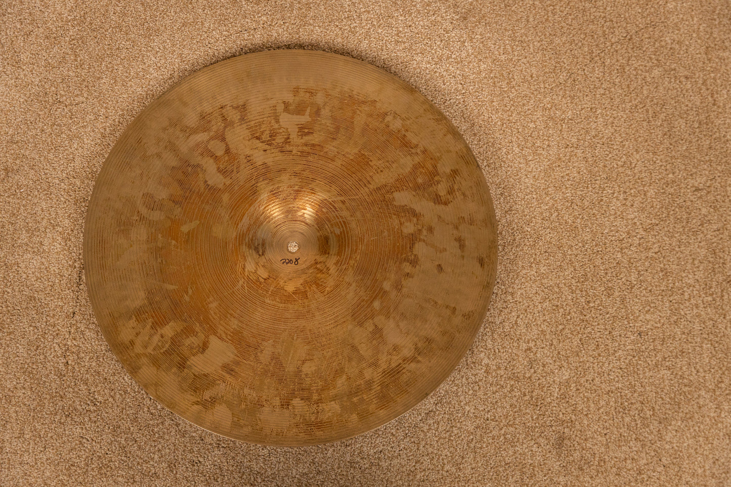 1970s Zildjian 18" A Thin Stamp Ride Cymbal 2208g
