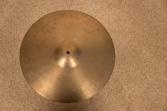 1970s Zildjian A 18" Thin Stamp Crash Cymbal 1434g
