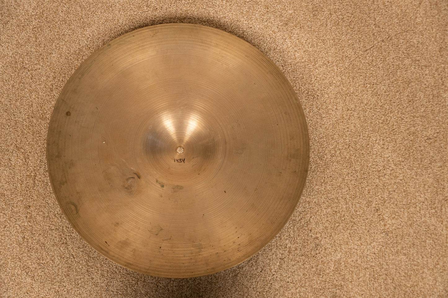 1970s Zildjian A 18" Thin Stamp Crash Cymbal 1434g