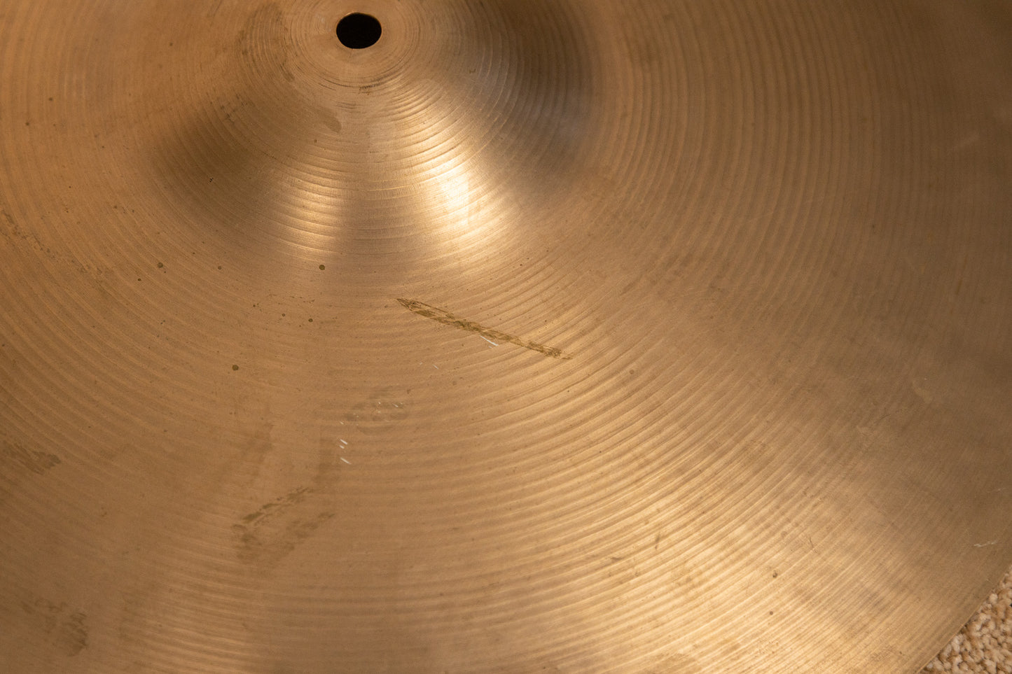 1970s Zildjian A 18" Thin Stamp Crash Cymbal 1434g