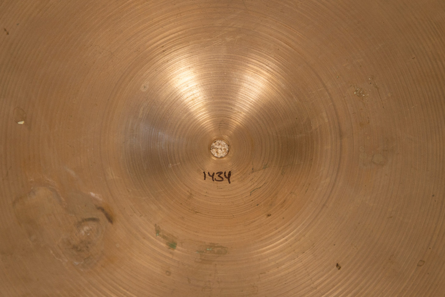 1970s Zildjian A 18" Thin Stamp Crash Cymbal 1434g