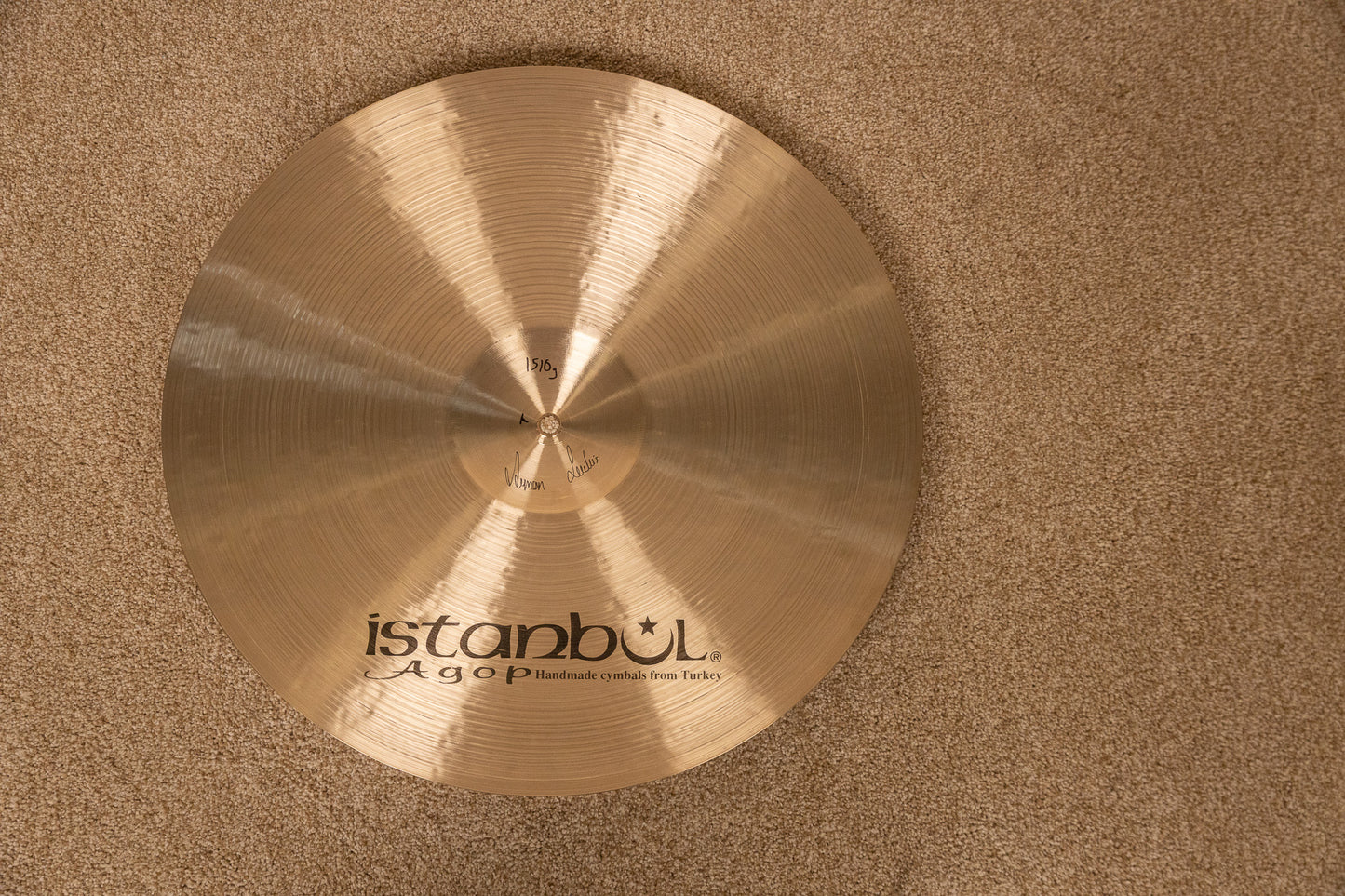 Istanbul Agop 20" Traditional Thin Crash Cymbal 1510g