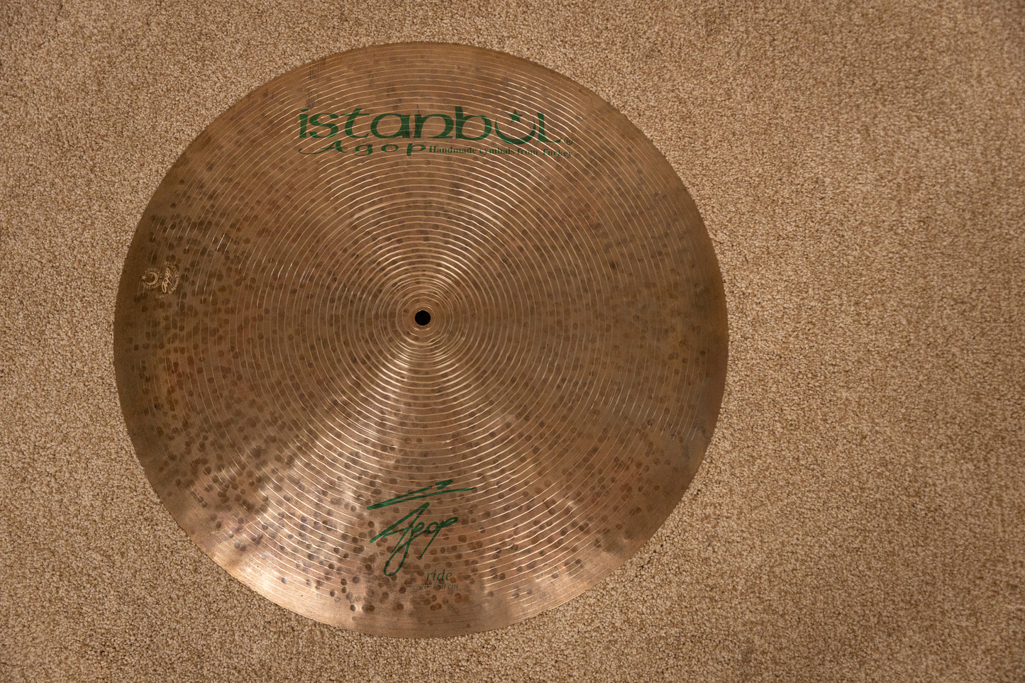 Istanbul Agop 20" Signature Flat Ride Cymbal 1843g