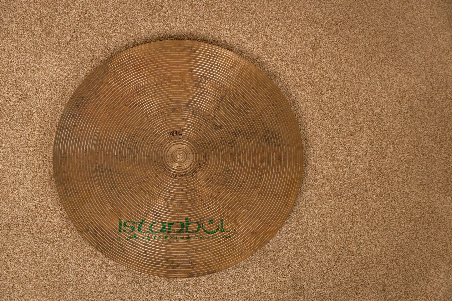 Istanbul Agop 20" Signature Flat Ride Cymbal 1843g