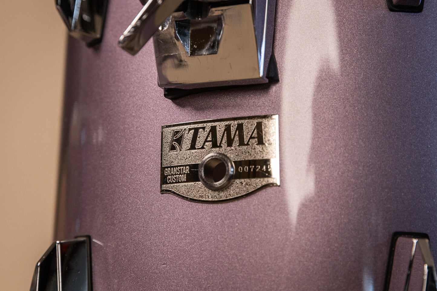 1980s Tama Granstar Heather Metallic Drum Set