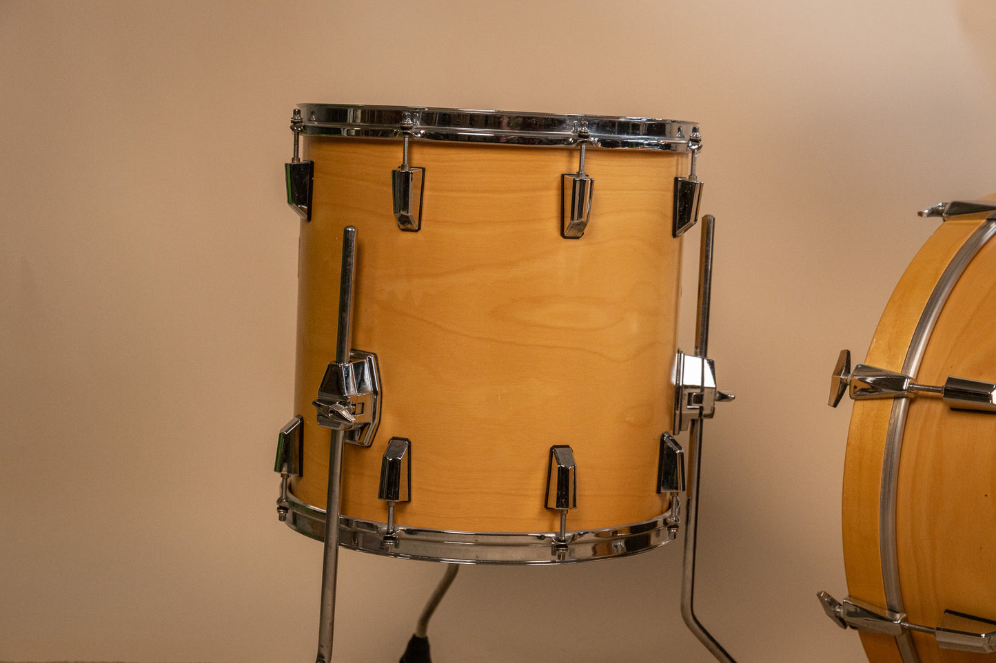 Pearl World Series Natural Satin Drum Set 14x20 8x12 and 14x14
