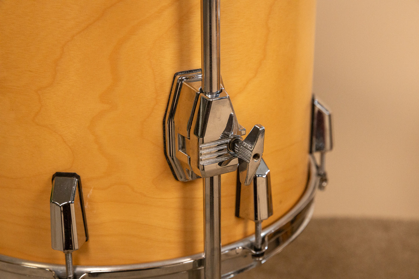 Pearl World Series Natural Satin Drum Set 14x20 8x12 and 14x14