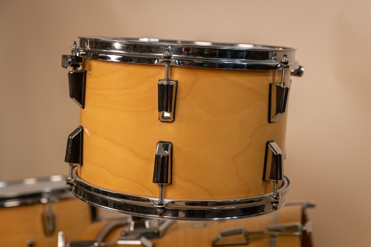 Pearl World Series Natural Satin Drum Set 14x20 8x12 and 14x14