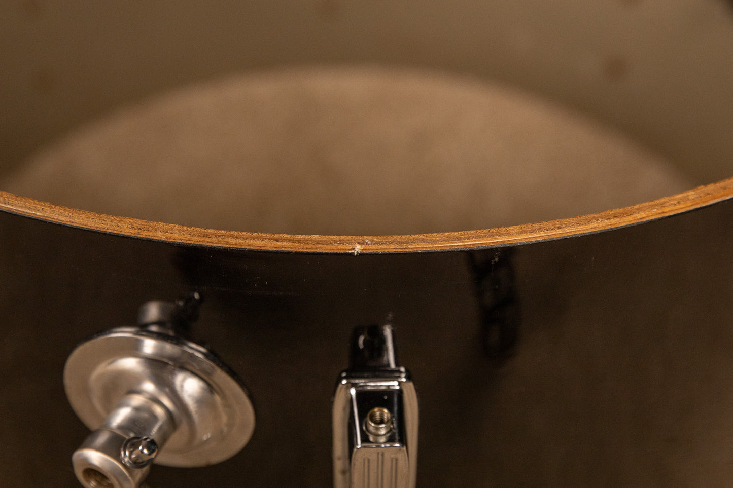 Vintage Rogers R-380 "Double Soul" Jet Black Drum Set