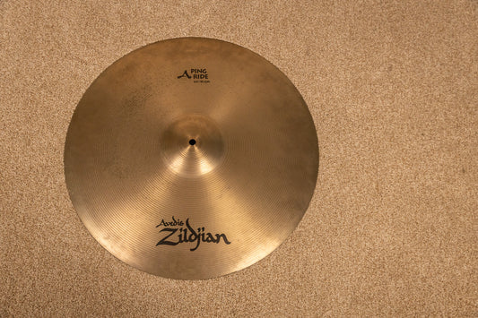 1990s Zildjian 20" A Ping Ride Cymbal 2977g