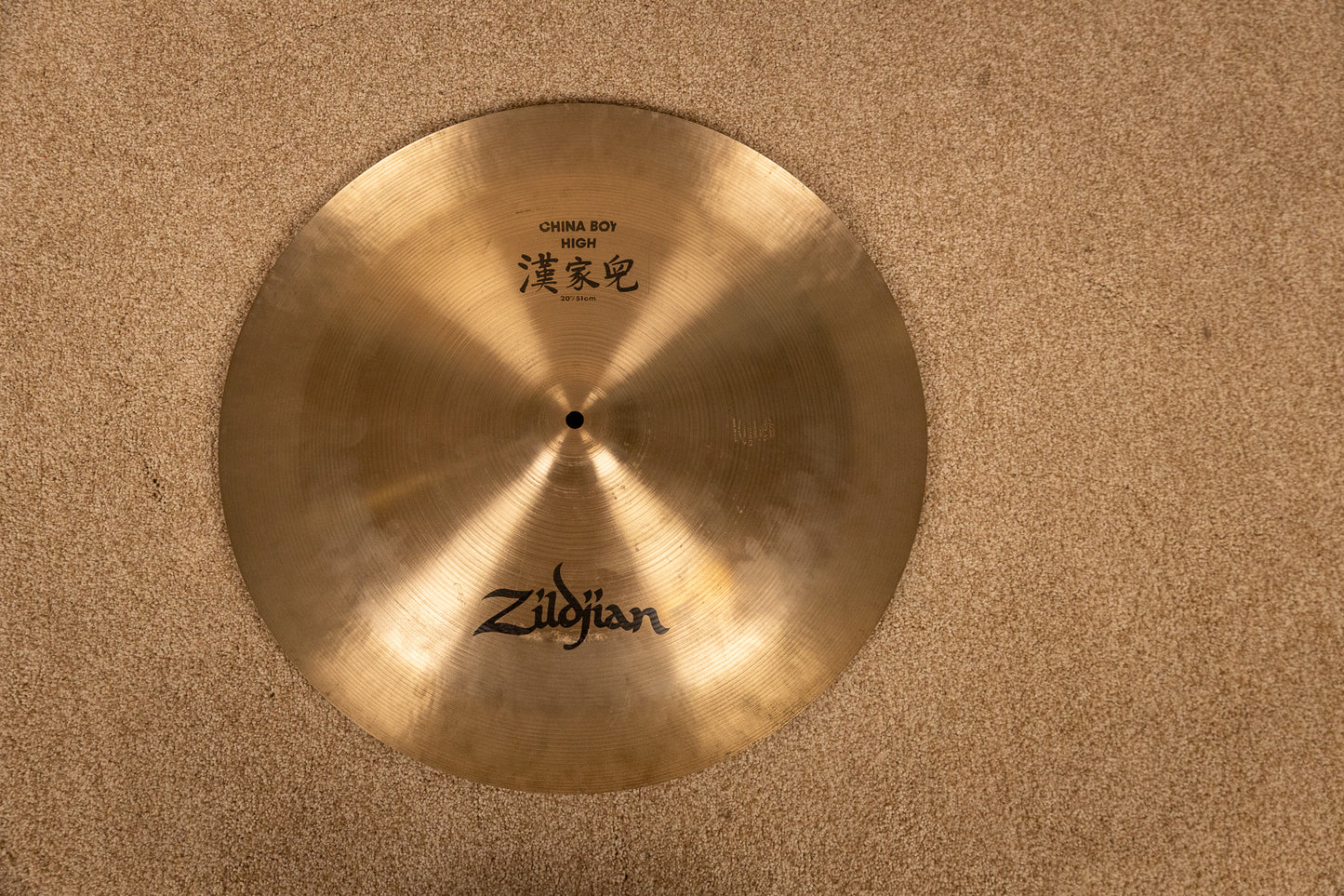 1980s Zildjian CO Stamp 20" China Boy High Cymbal 1866g