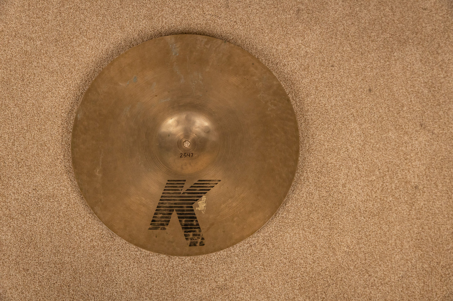 1980s Zildjian 20" EAK Orchestral Cymbal 2547g