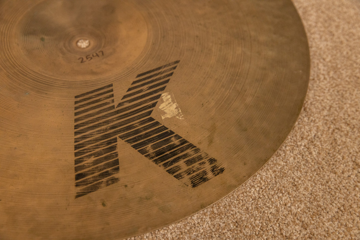 1980s Zildjian 20" EAK Orchestral Cymbal 2547g