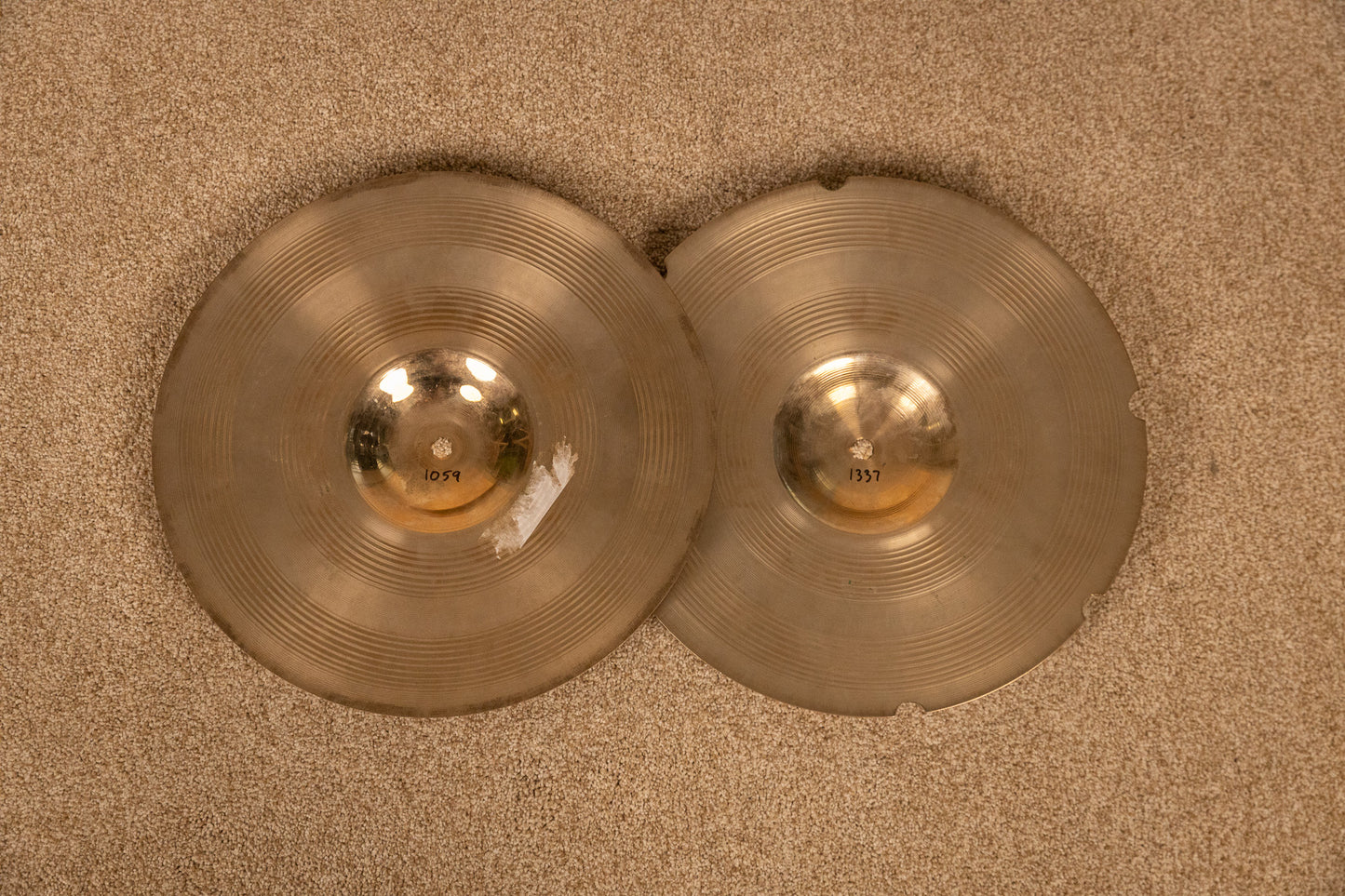 Zildjian 14" A Custom Rezo Hi Hat Cymbals 1059g 1337g